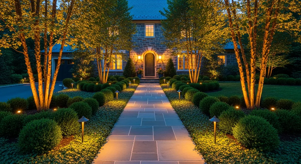 Custom outdoor lighting design and planning